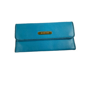 Michael Kors Turquoise Leather Wallet new